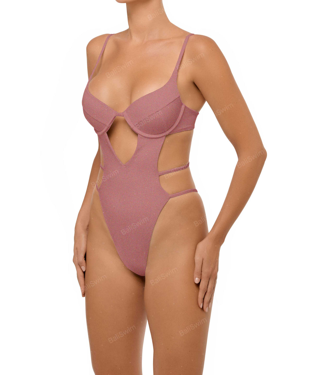 BSWS-S63 V-underwired CutOut One Piece