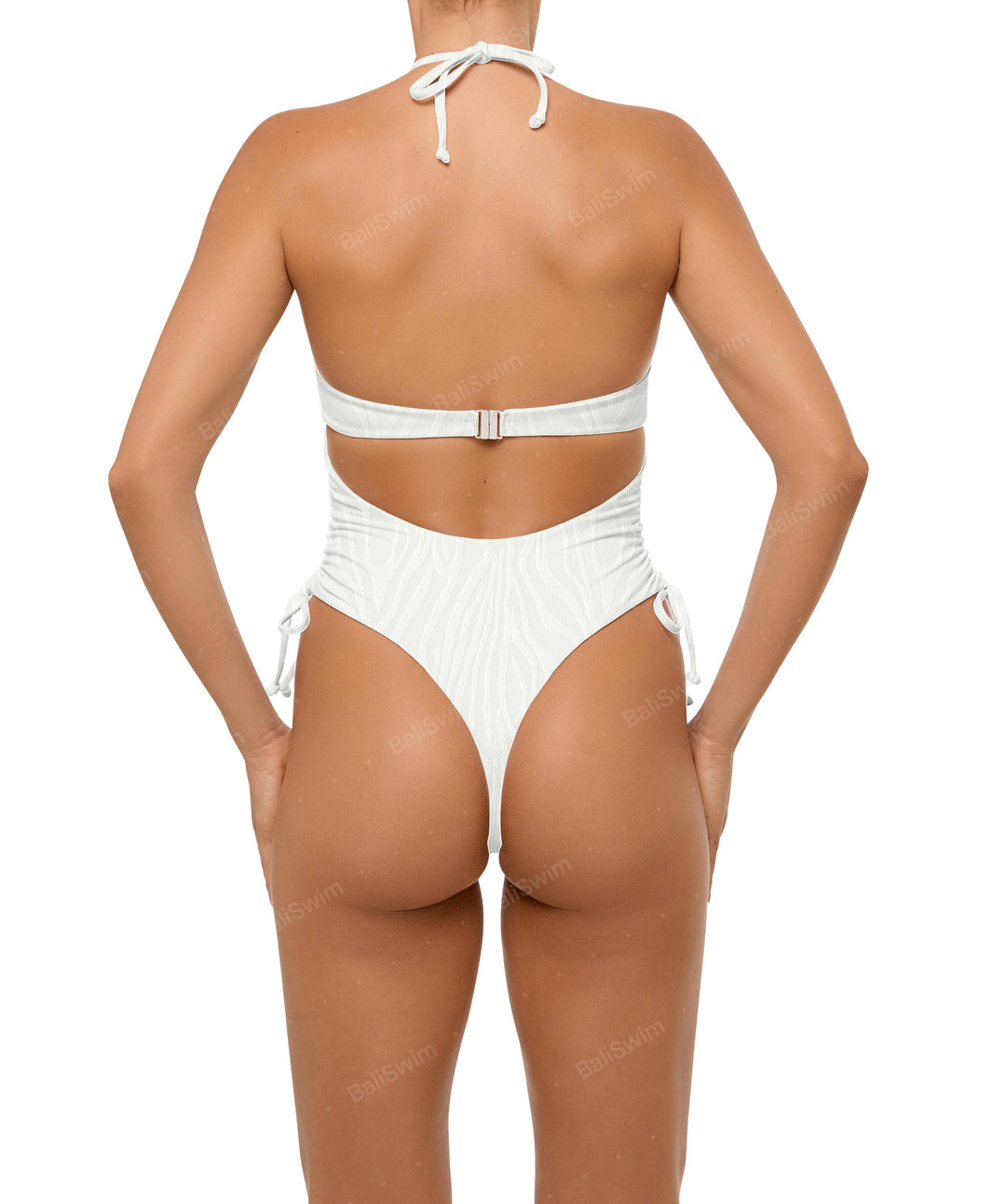 BSWS-S64 Peek a Boo Halter One Piece