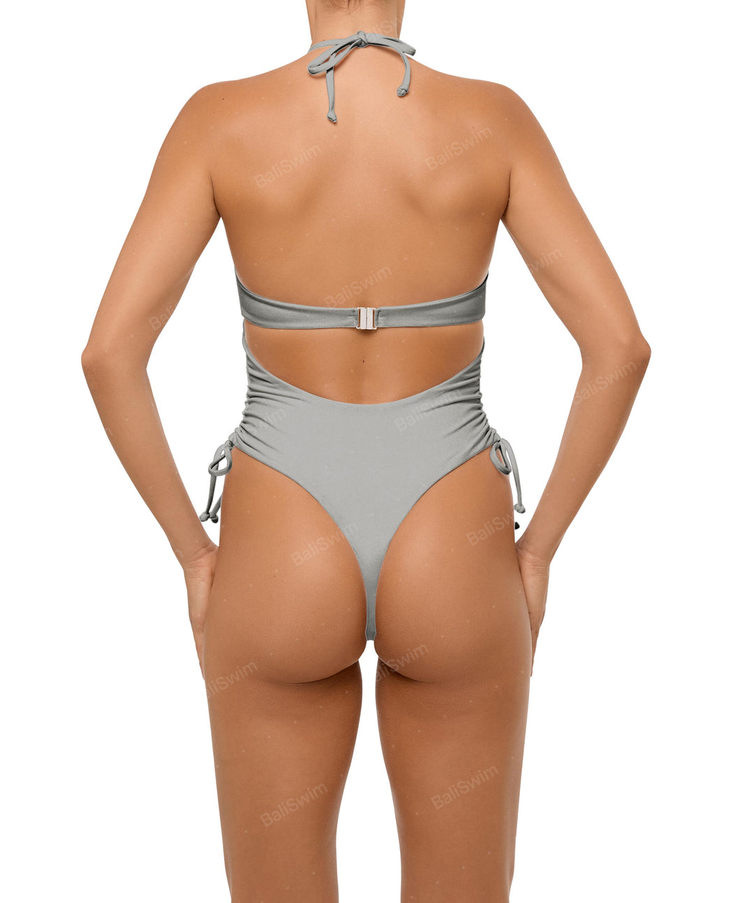 BSWS-S64 Peek a Boo Halter One Piece