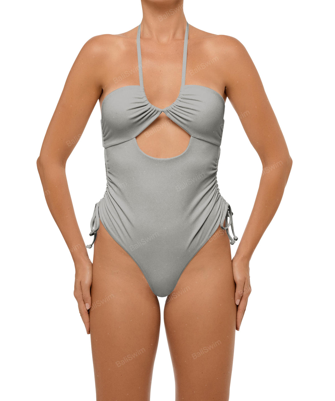 BSWS-S64 Peek a Boo Halter One Piece