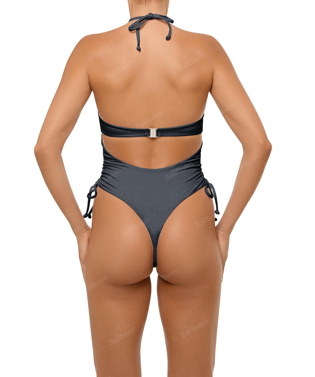BSWS-S64 Peek a Boo Halter One Piece
