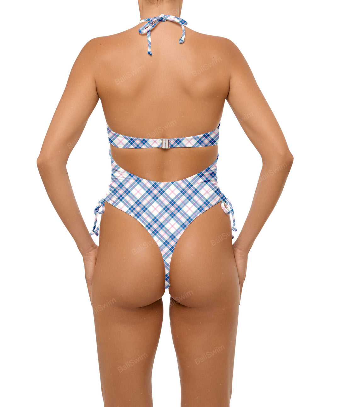 BSWS-S64 Peek a Boo Halter One Piece