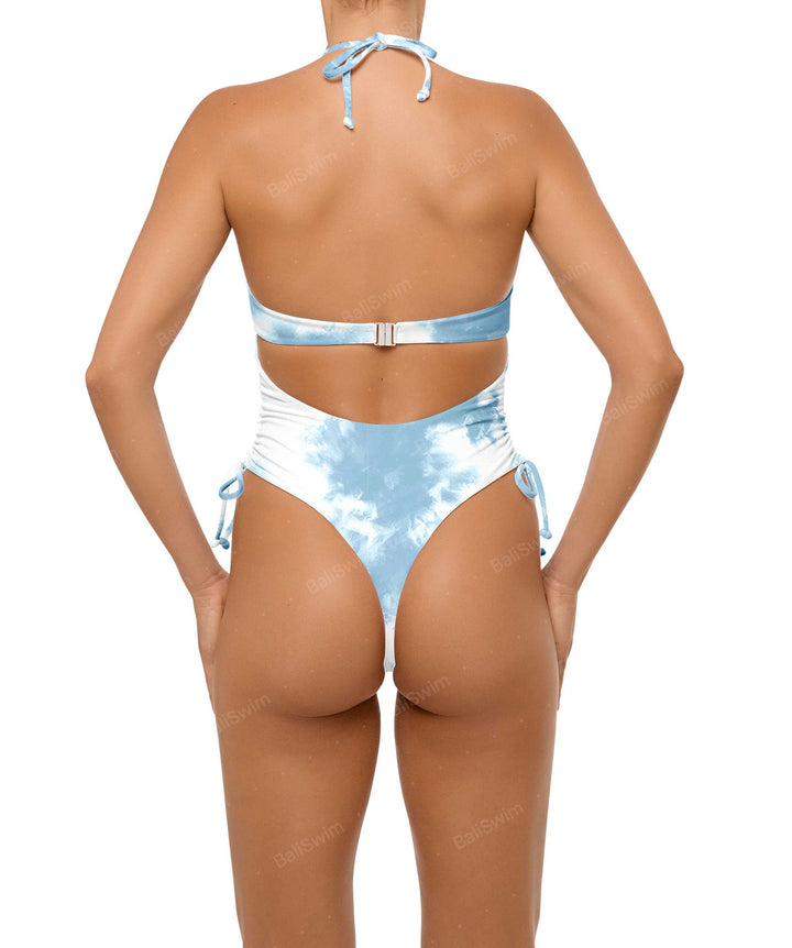 BSWS-S64 Peek a Boo Halter One Piece