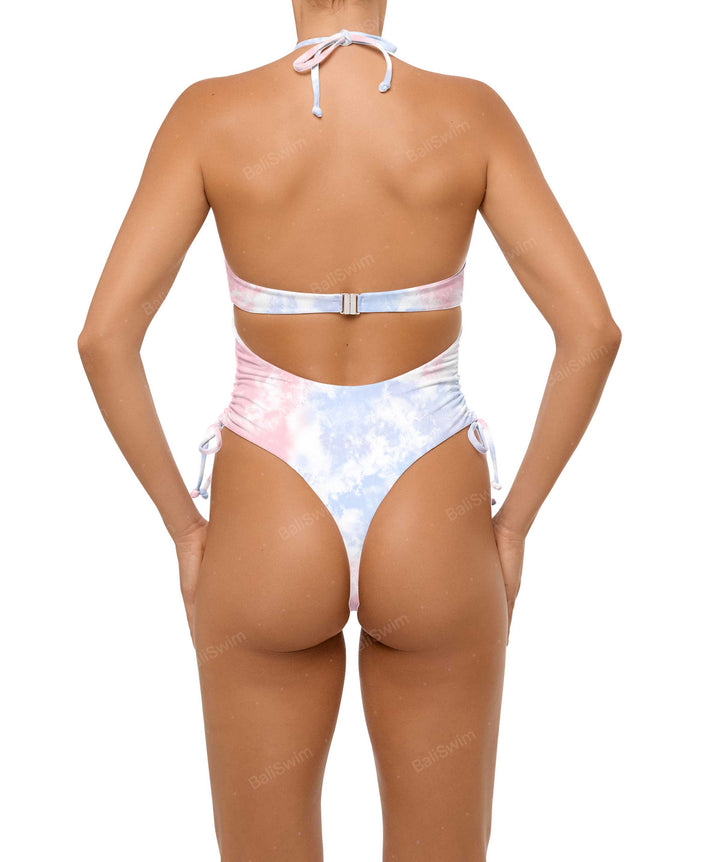 BSWS-S64 Peek a Boo Halter One Piece