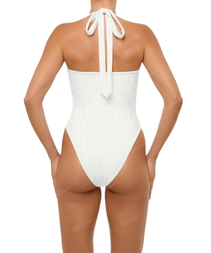 BSWS-S65 High Neck Keyhole One Piece