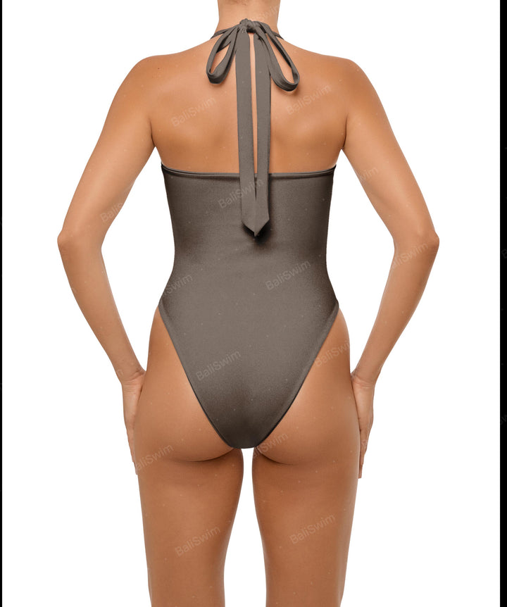 BSWS-S65 High Neck Keyhole One Piece