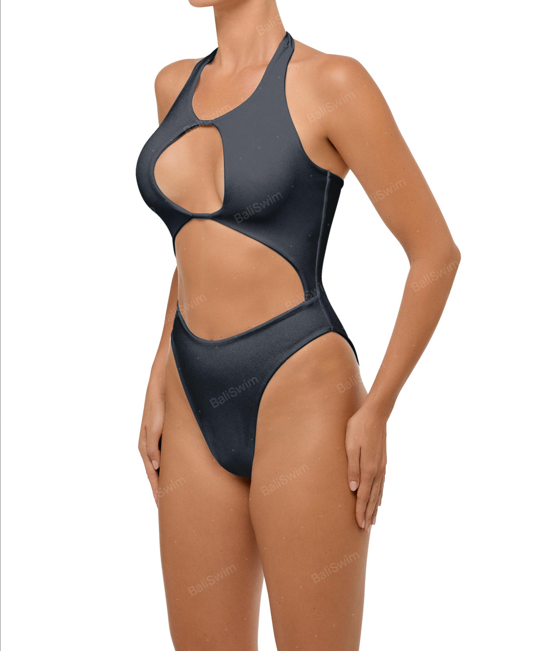 BSWS-S65 High Neck Keyhole One Piece