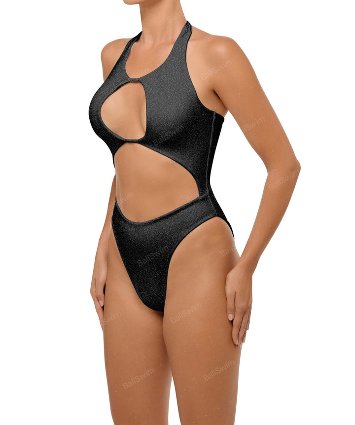 BSWS-S65 High Neck Keyhole One Piece