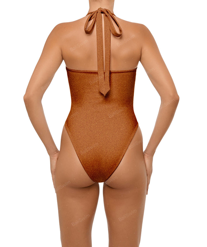 BSWS-S65 High Neck Keyhole One Piece