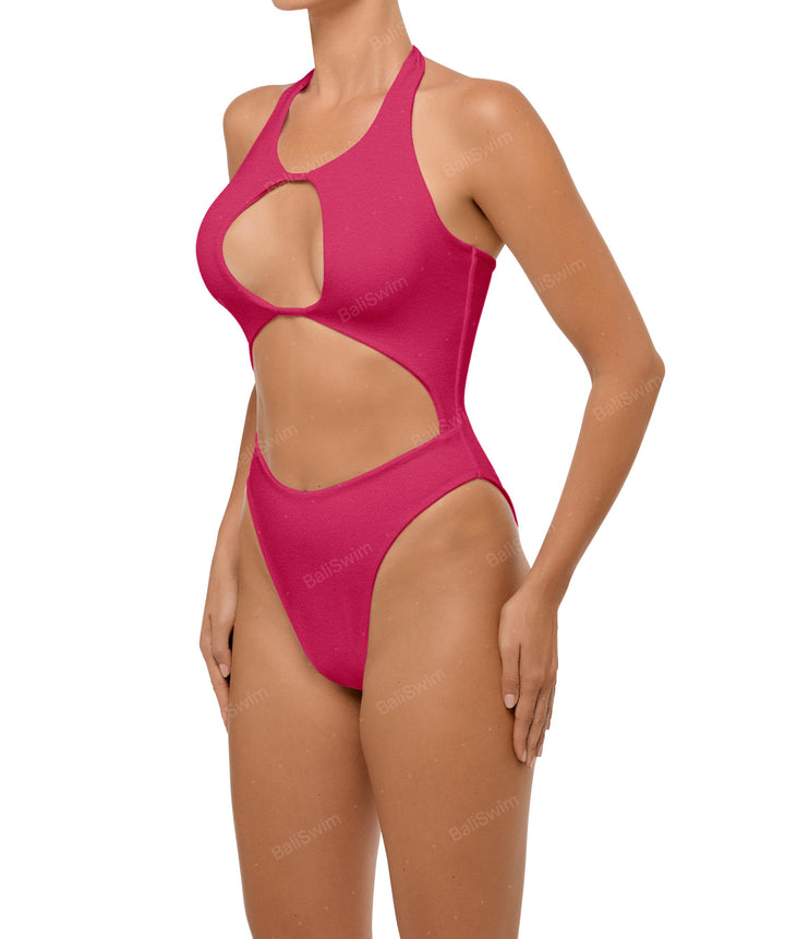 BSWS-S65 High Neck Keyhole One Piece