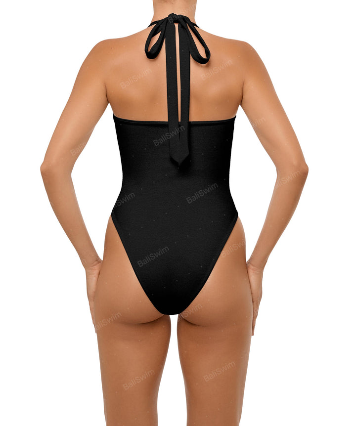 BSWS-S65 High Neck Keyhole One Piece