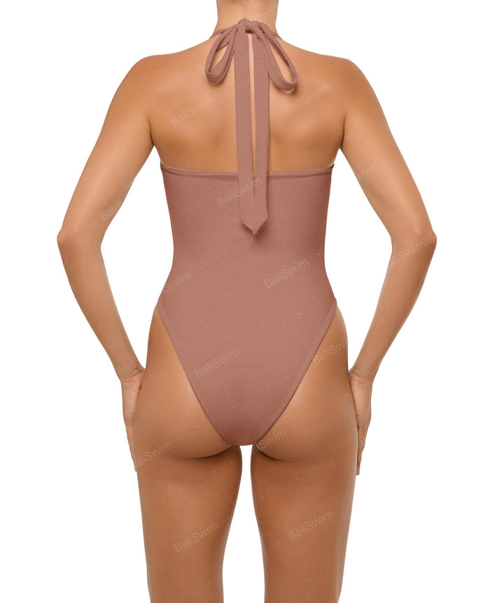 BSWS-S65 High Neck Keyhole One Piece