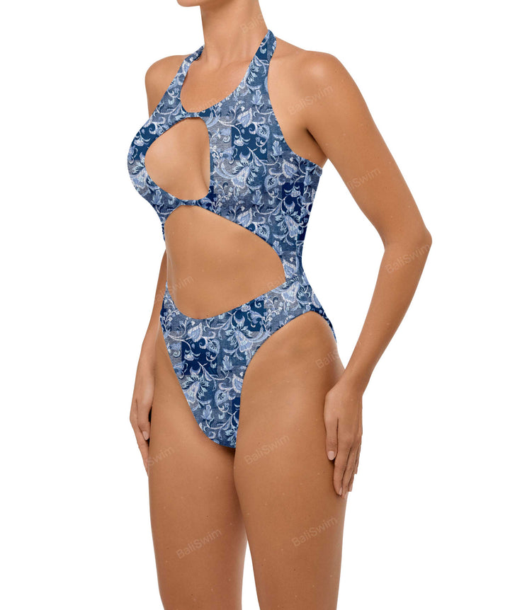 BSWS-S65 High Neck Keyhole One Piece