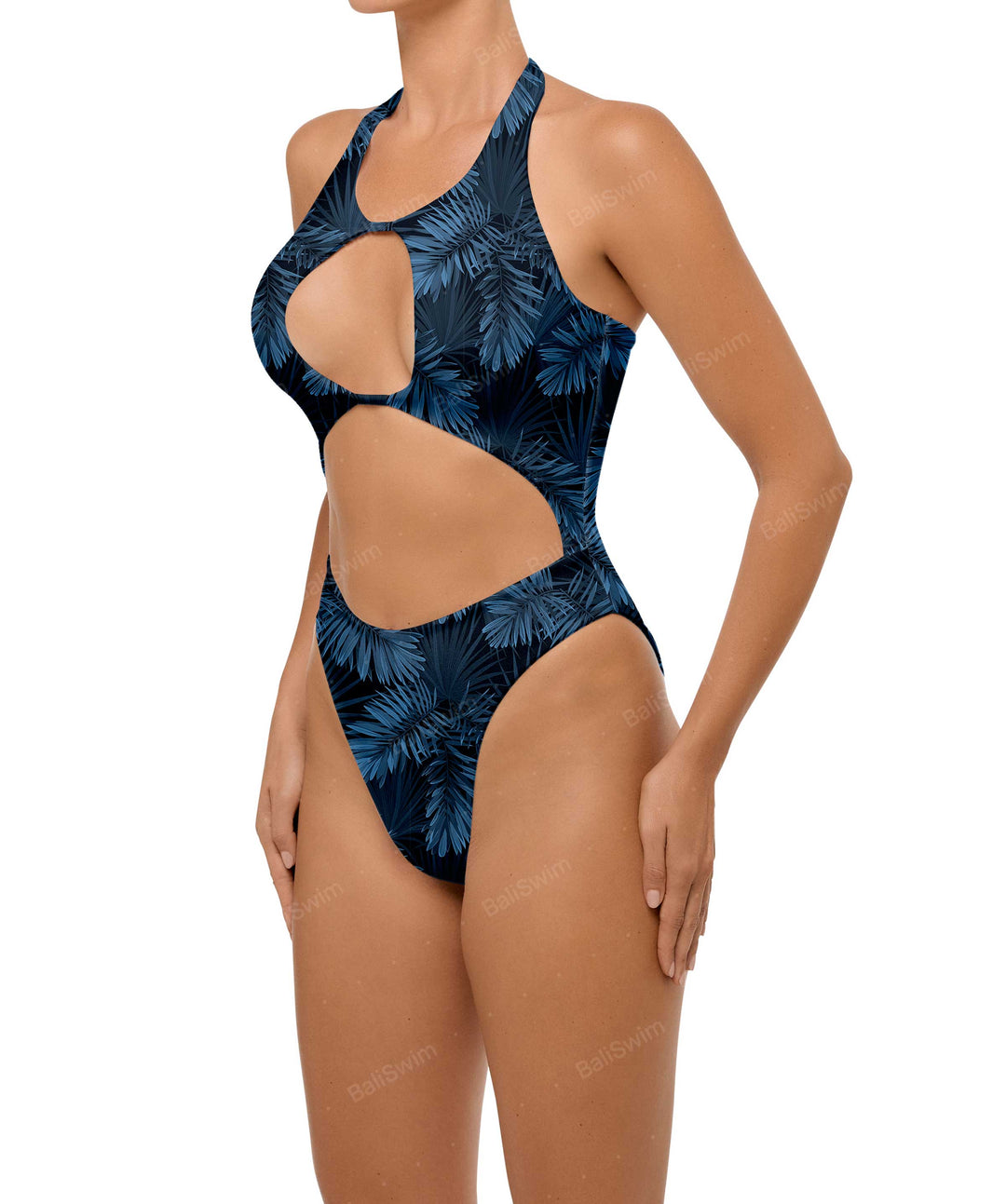 BSWS-S65 High Neck Keyhole One Piece