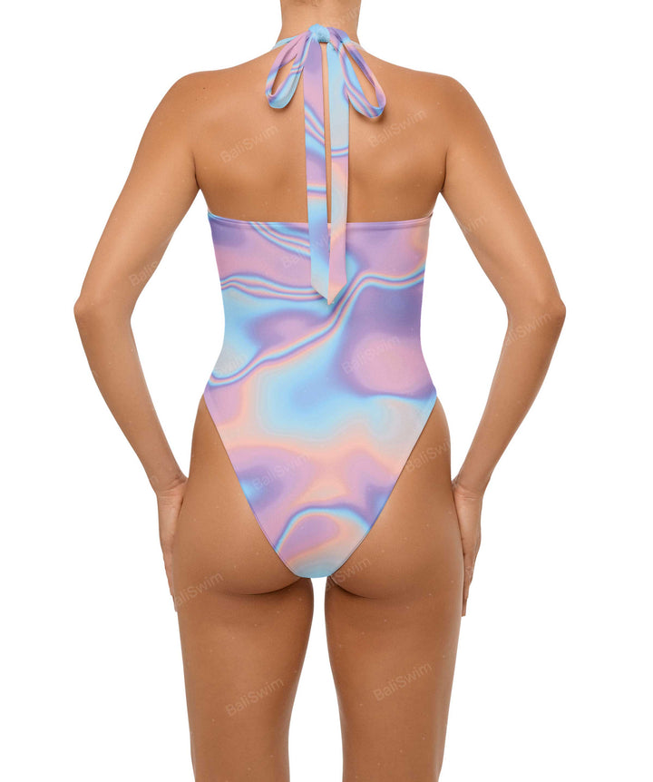 BSWS-S65 High Neck Keyhole One Piece