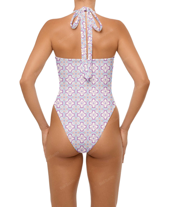 BSWS-S65 High Neck Keyhole One Piece