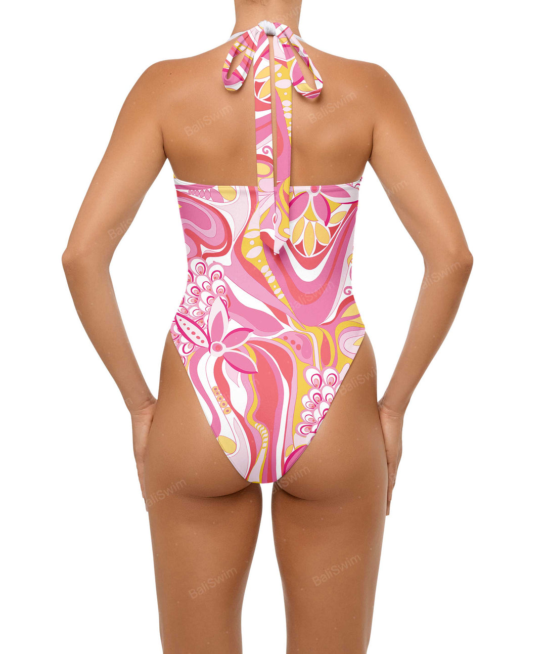 BSWS-S65 High Neck Keyhole One Piece