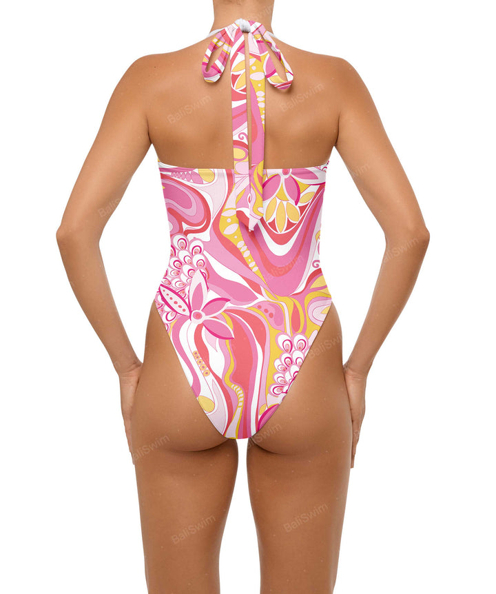 BSWS-S65 High Neck Keyhole One Piece