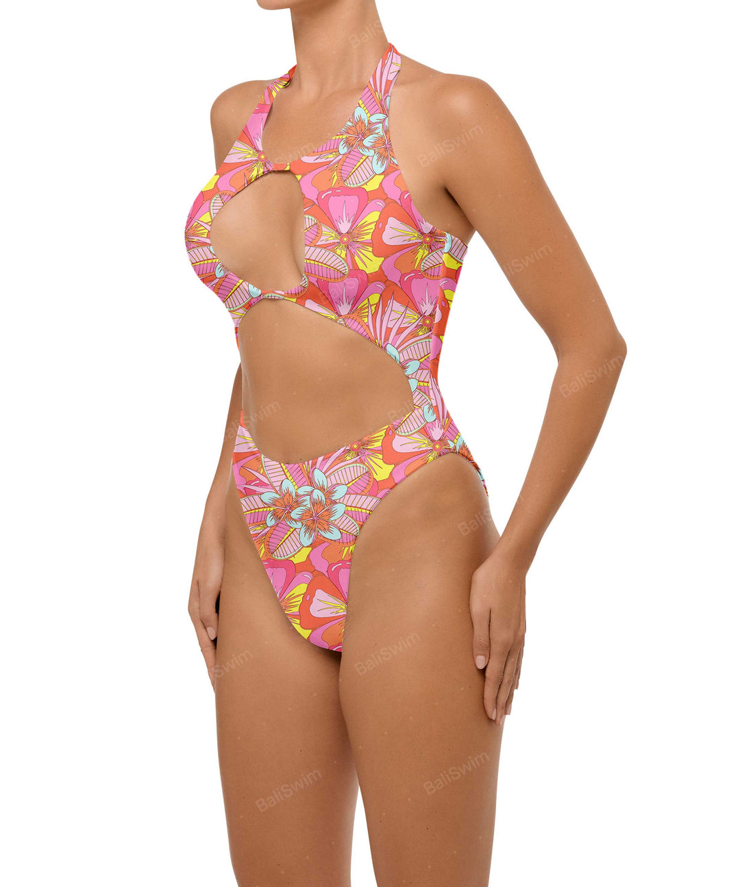 BSWS-S65 High Neck Keyhole One Piece