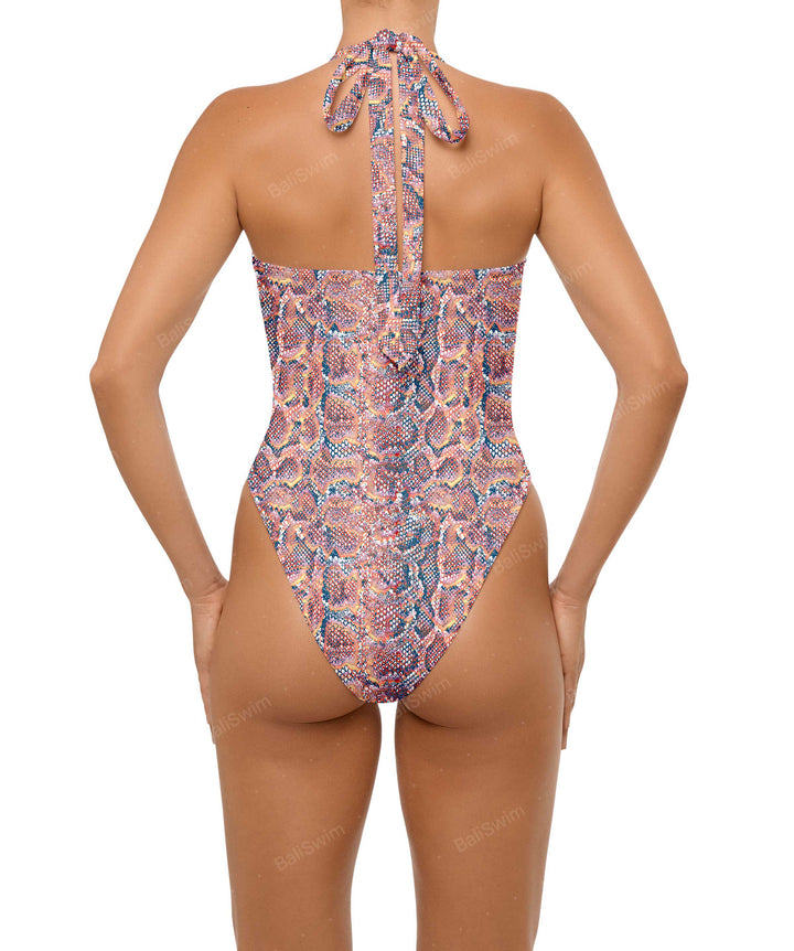 BSWS-S65 High Neck Keyhole One Piece