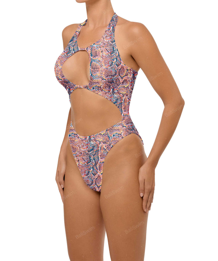 BSWS-S65 High Neck Keyhole One Piece