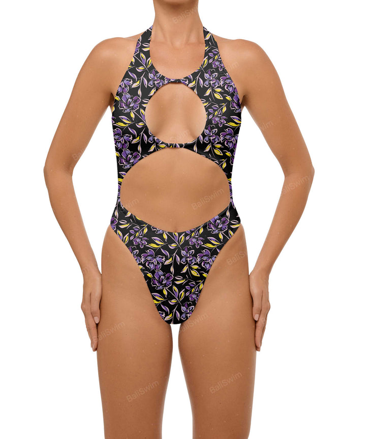 BSWS-S65 High Neck Keyhole One Piece