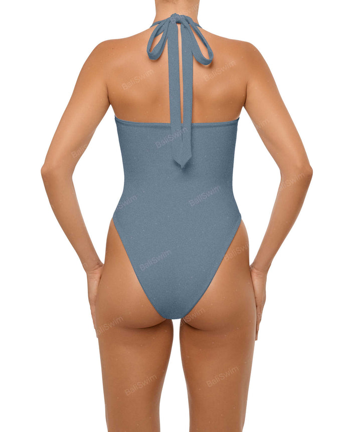 BSWS-S65 High Neck Keyhole One Piece