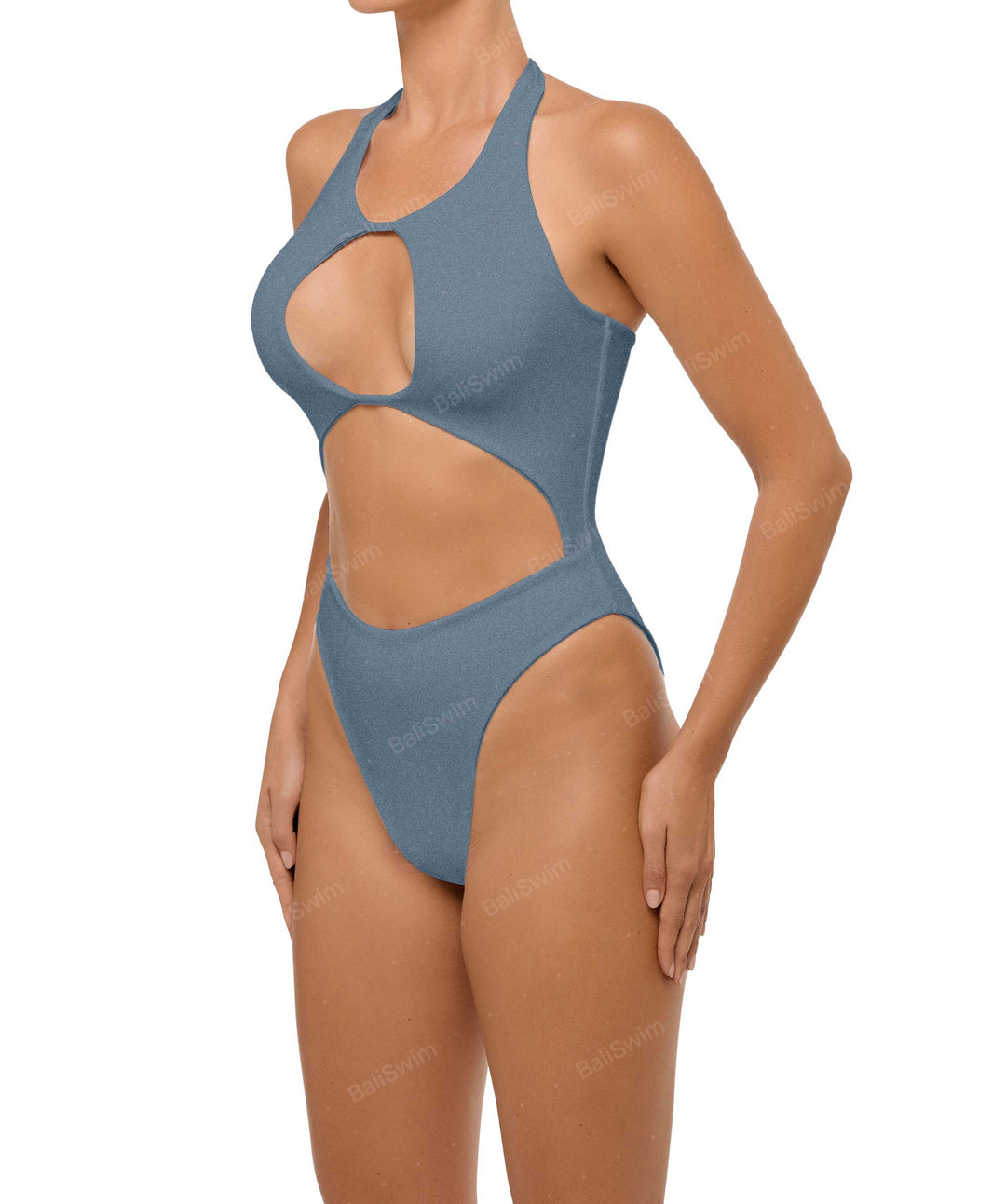 BSWS-S65 High Neck Keyhole One Piece