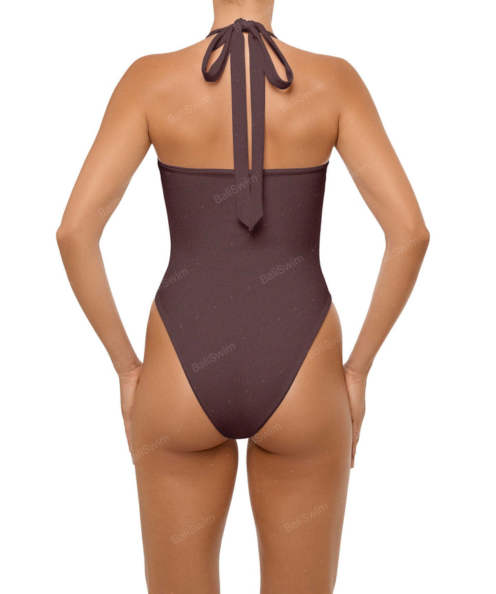 BSWS-S65 High Neck Keyhole One Piece