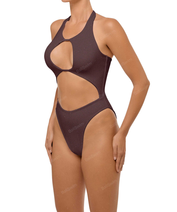 BSWS-S65 High Neck Keyhole One Piece