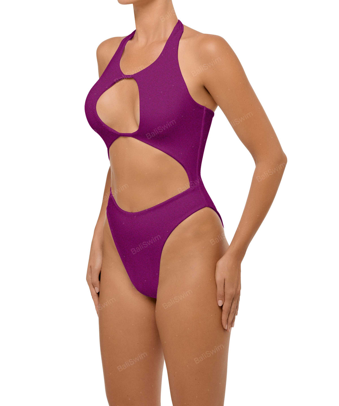 BSWS-S65 High Neck Keyhole One Piece