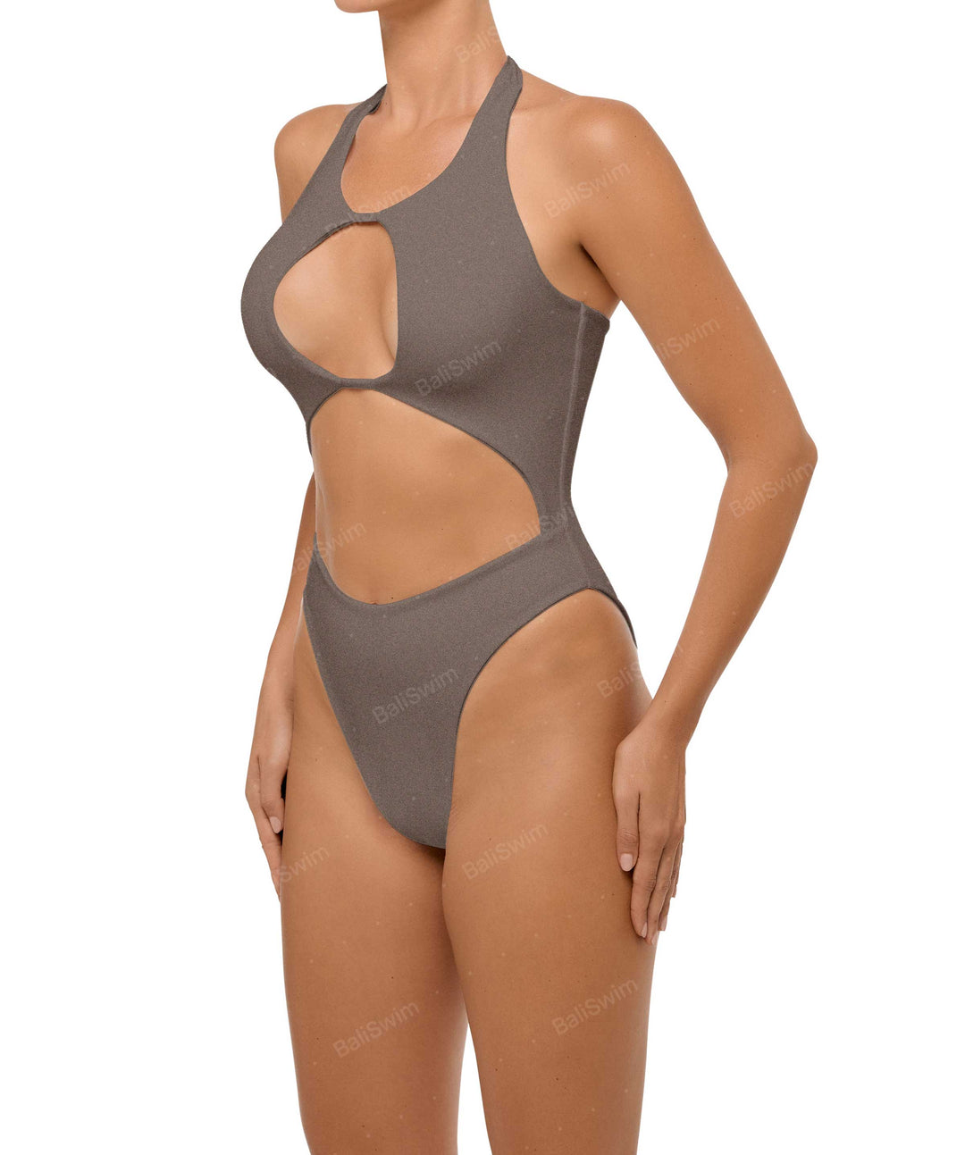 BSWS-S65 High Neck Keyhole One Piece