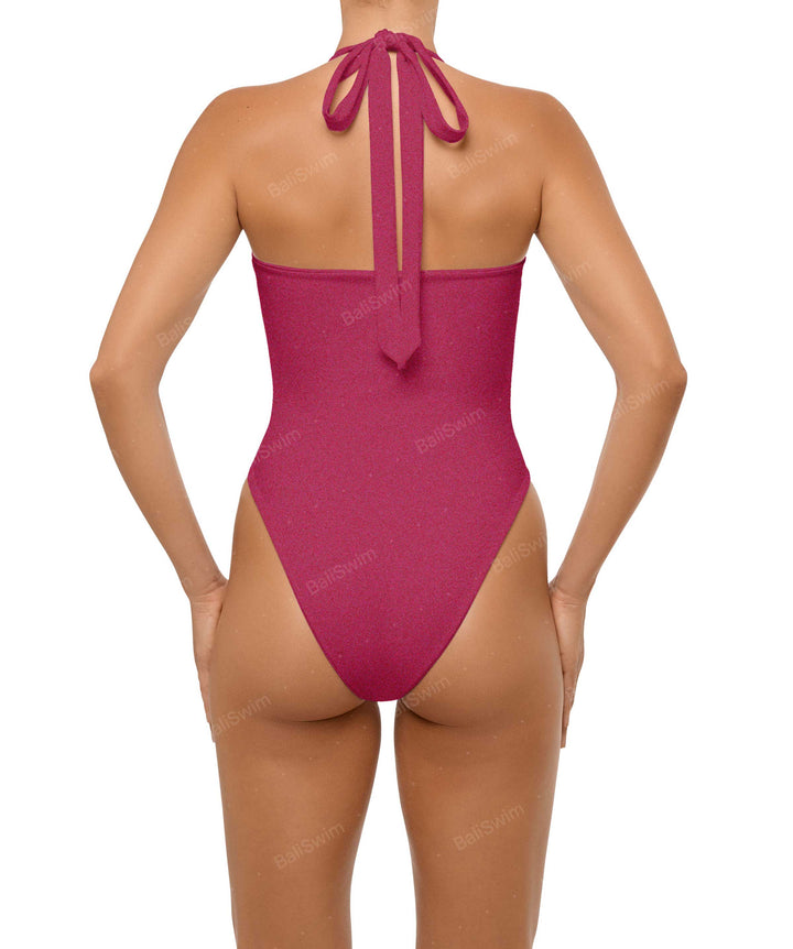 BSWS-S65 High Neck Keyhole One Piece