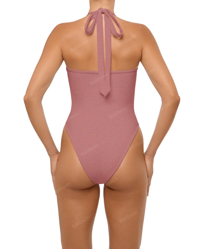 BSWS-S65 High Neck Keyhole One Piece