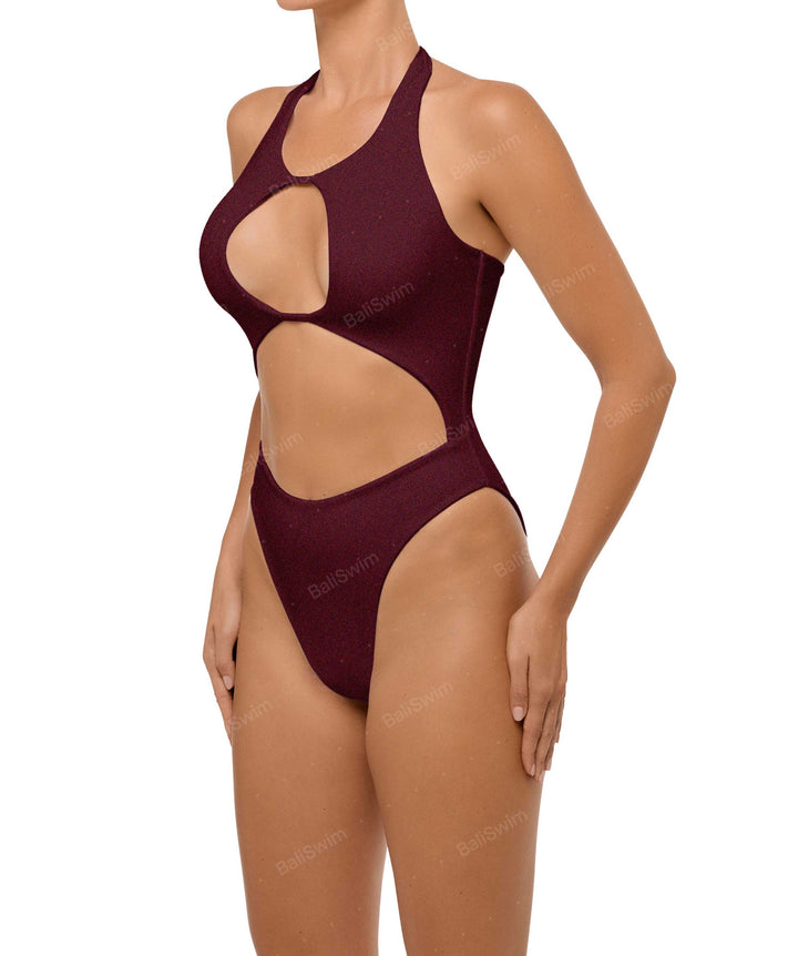 BSWS-S65 High Neck Keyhole One Piece