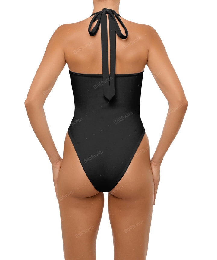 BSWS-S65 High Neck Keyhole One Piece