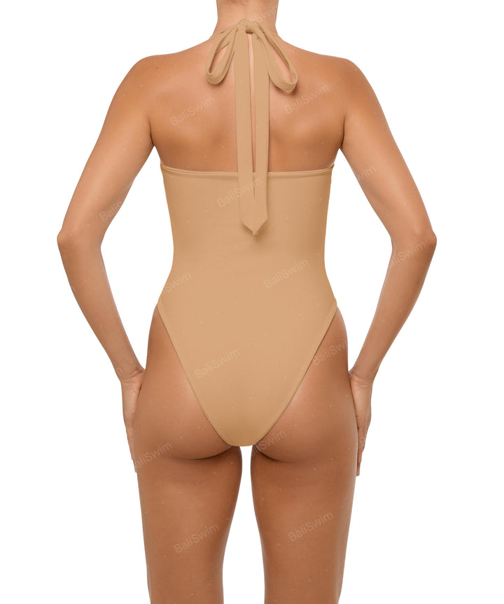 BSWS-S65 High Neck Keyhole One Piece