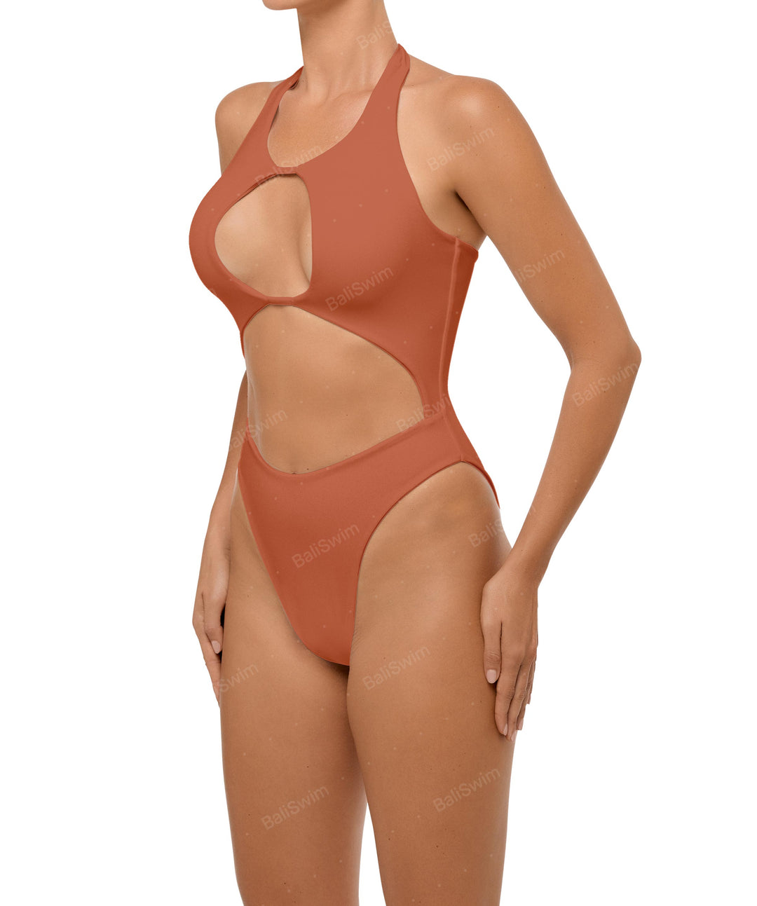 BSWS-S65 High Neck Keyhole One Piece