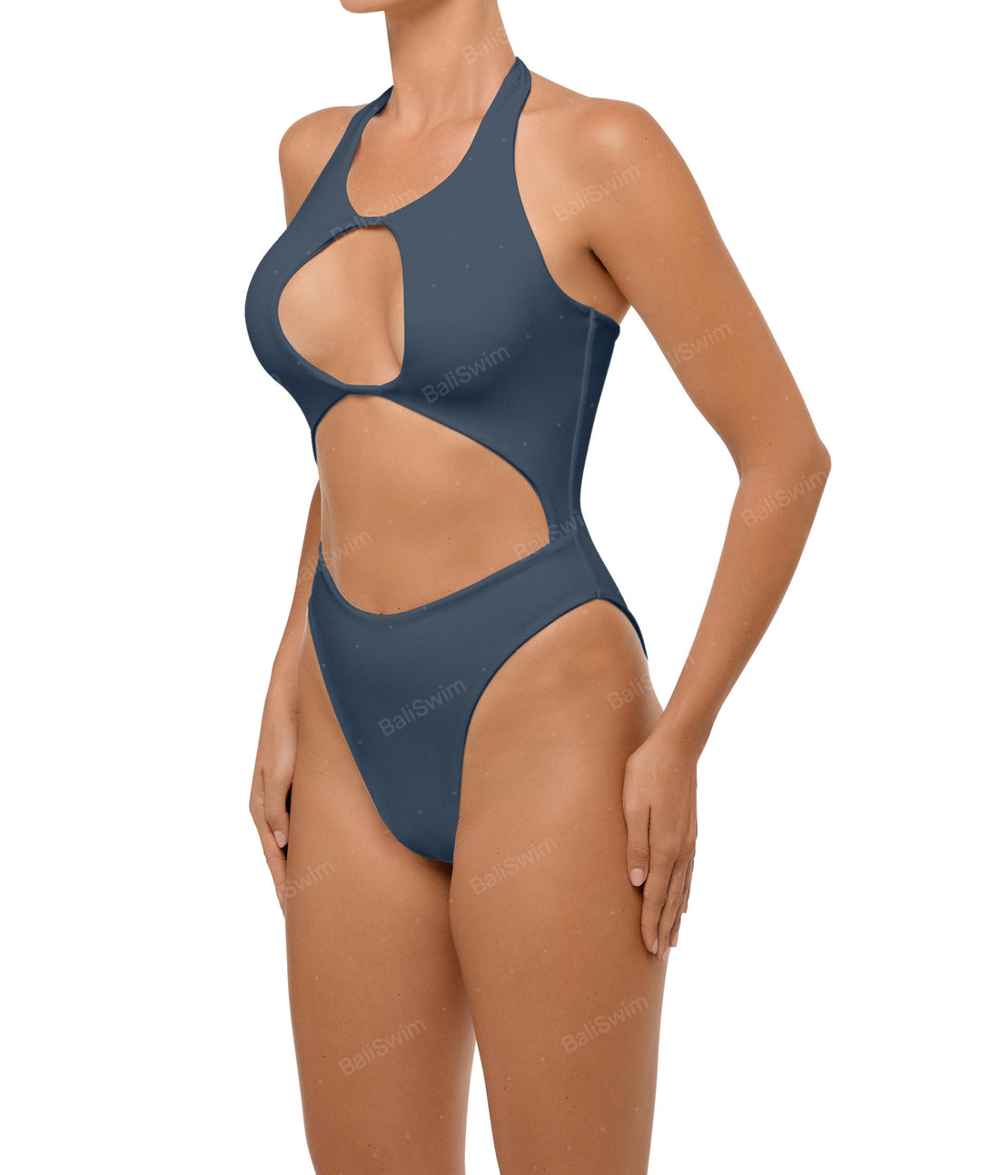 BSWS-S65 High Neck Keyhole One Piece