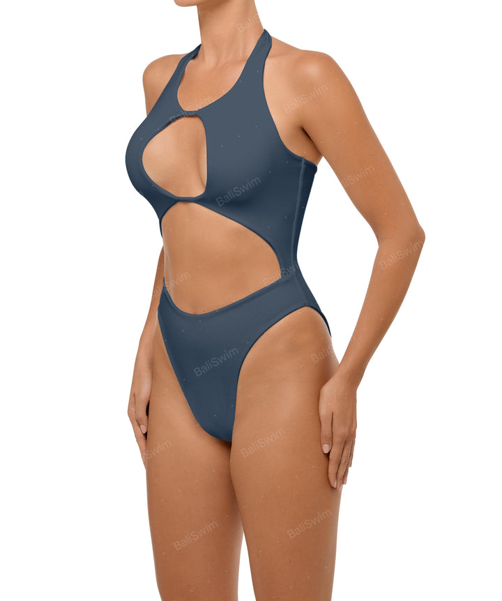 BSWS-S65 High Neck Keyhole One Piece