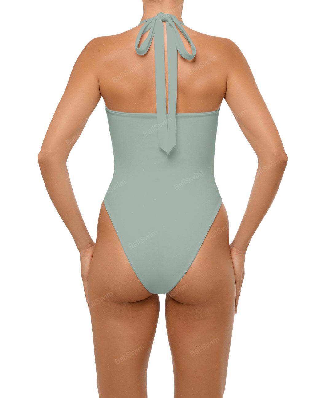 BSWS-S65 High Neck Keyhole One Piece