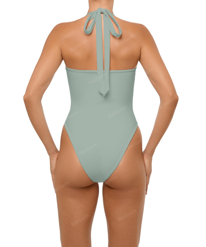 BSWS-S65 High Neck Keyhole One Piece