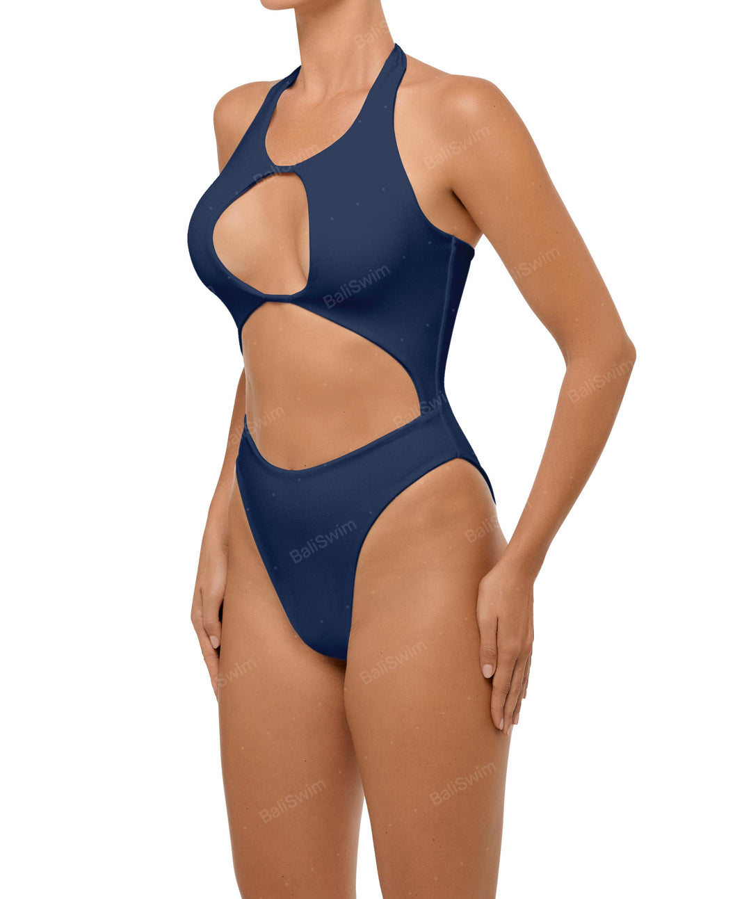 BSWS-S65 High Neck Keyhole One Piece