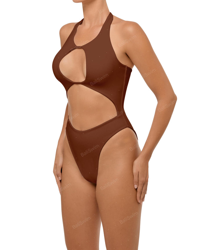 BSWS-S65 High Neck Keyhole One Piece