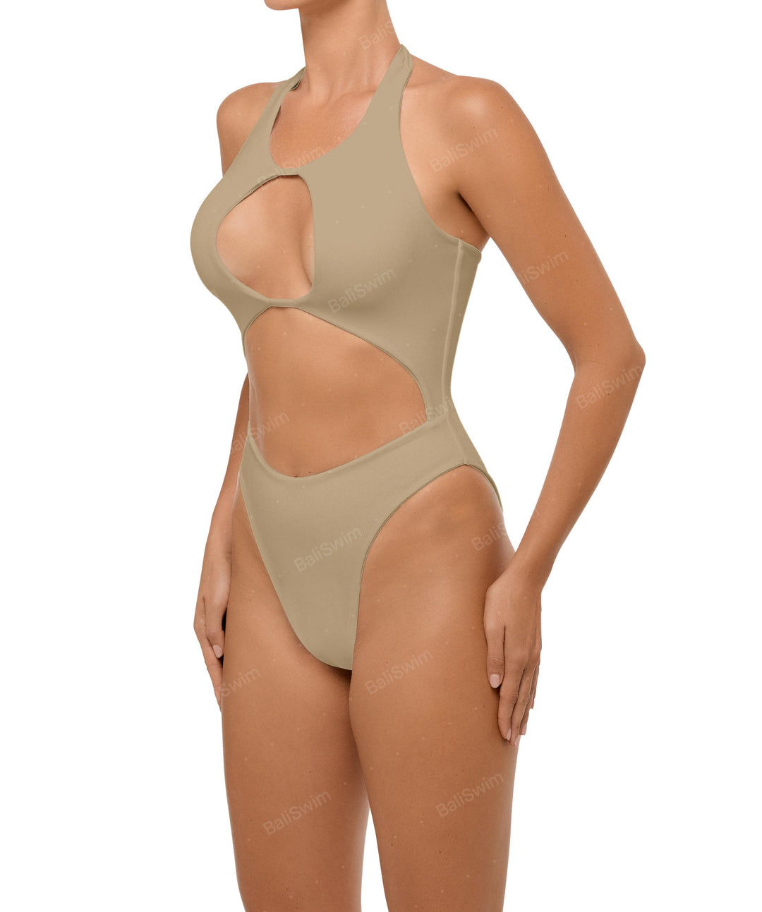 BSWS-S65 High Neck Keyhole One Piece