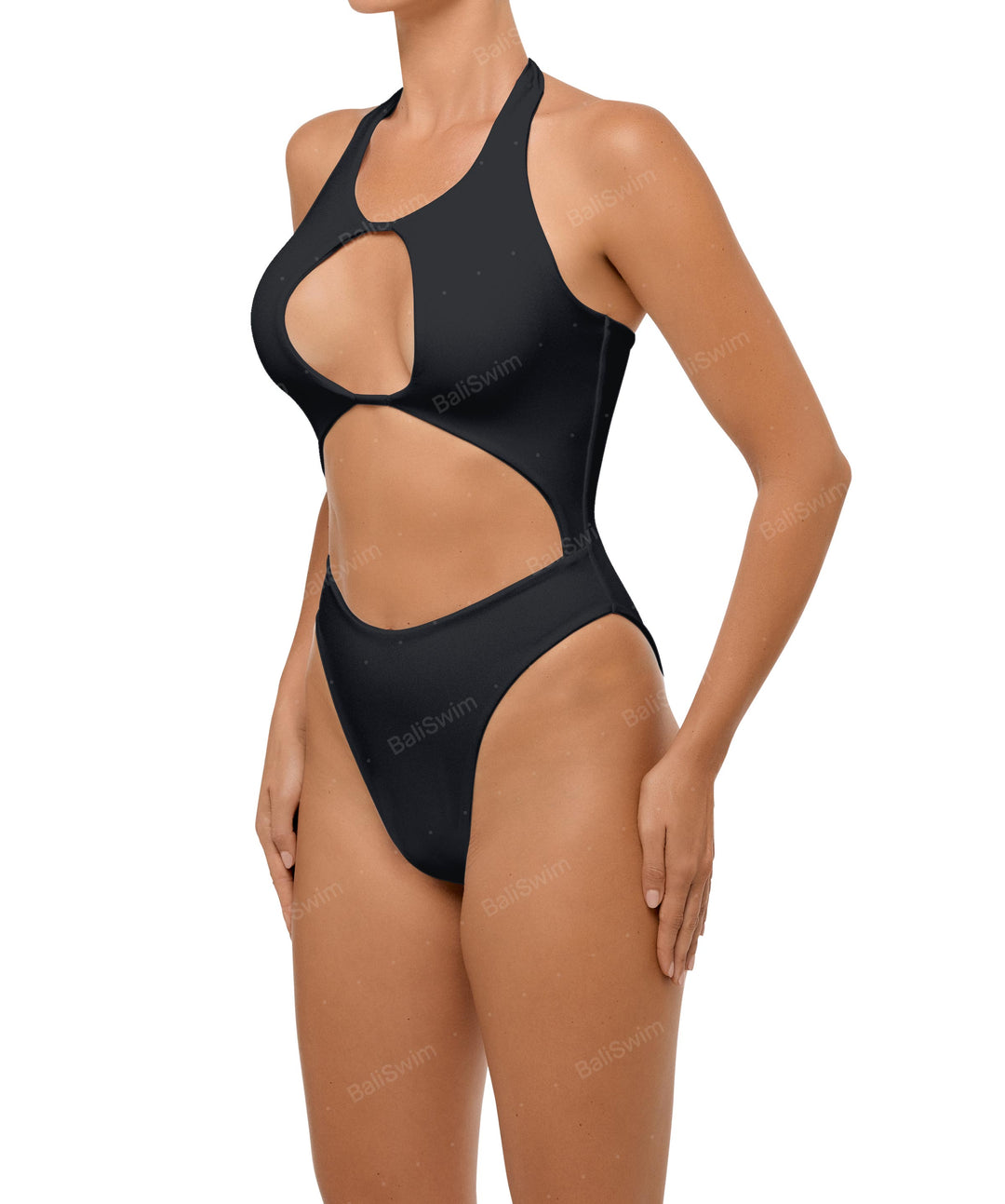 BSWS-S65 High Neck Keyhole One Piece