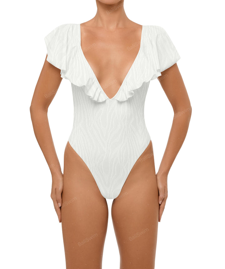 BSWS-S66 Flounce Sleeves One Piece