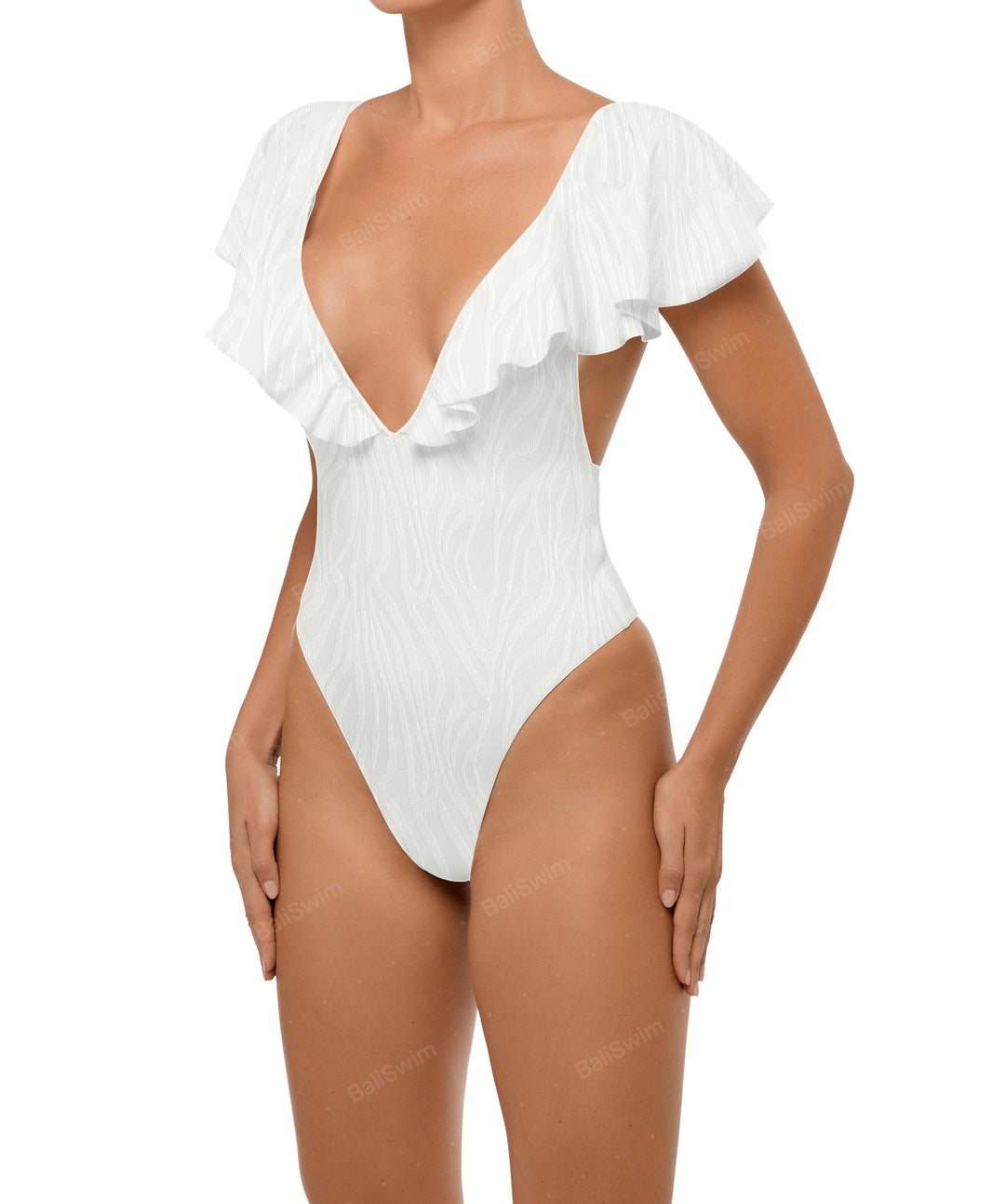 BSWS-S66 Flounce Sleeves One Piece