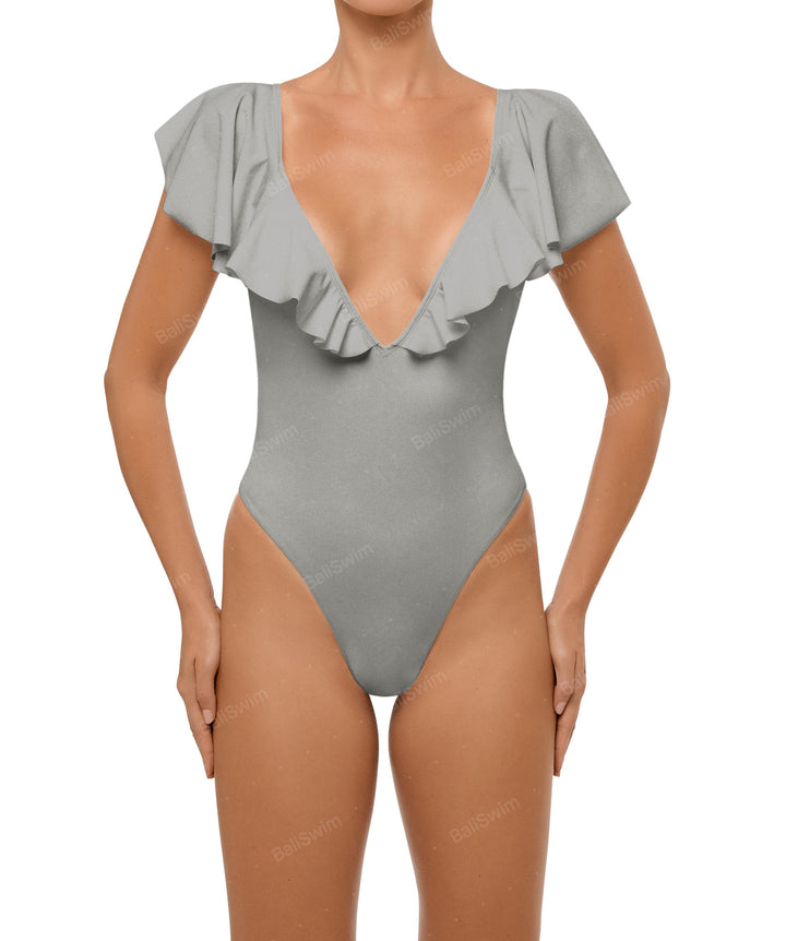 BSWS-S66 Flounce Sleeves One Piece