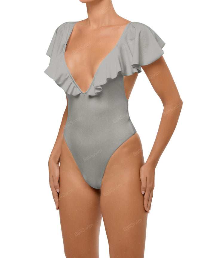 BSWS-S66 Flounce Sleeves One Piece